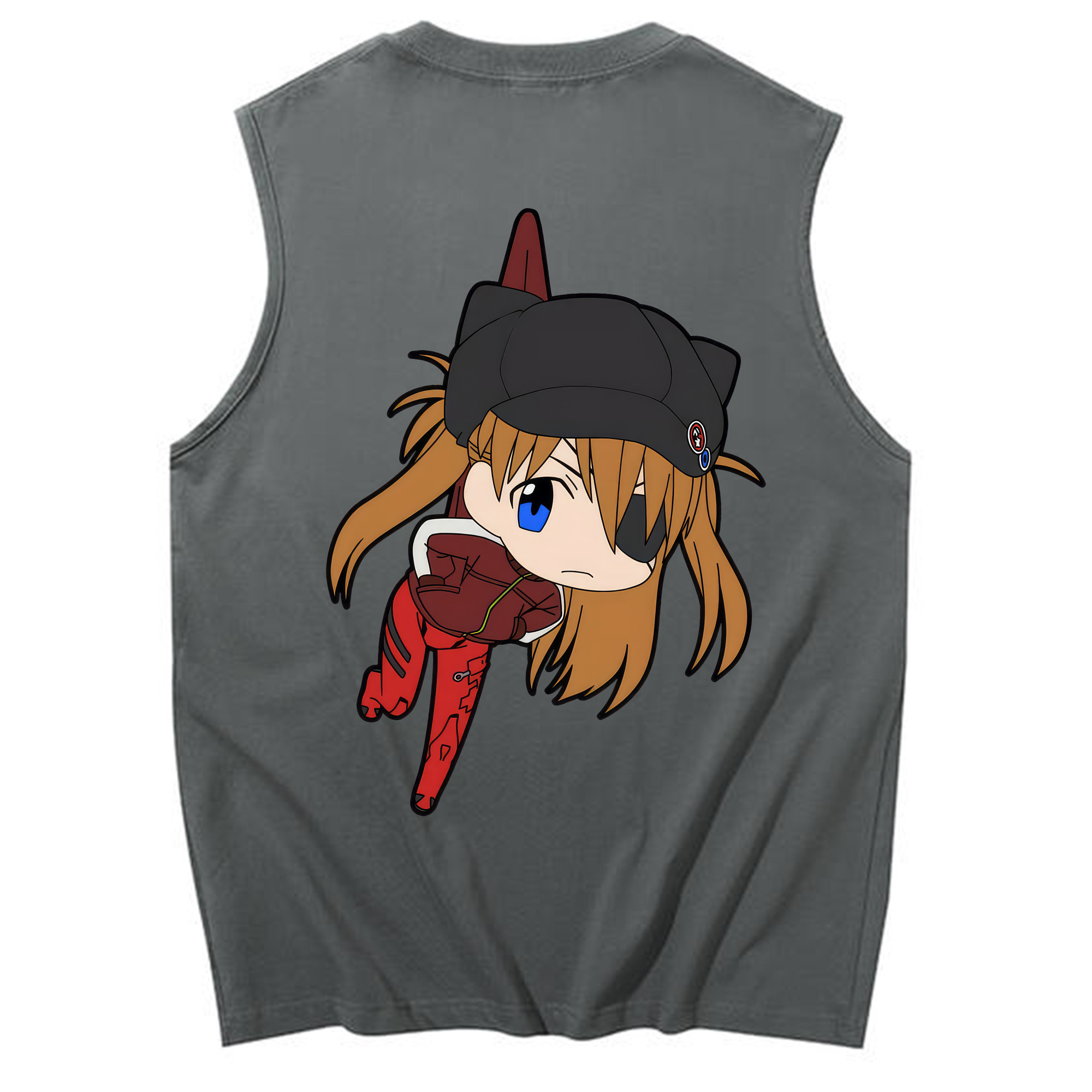 （画像用） EVA 新世紀エヴァンゲリオン コットン100％タンクトップ（背面プリント）